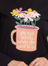 Black - Design 25 Printed Long - Sleeve - Khotwh